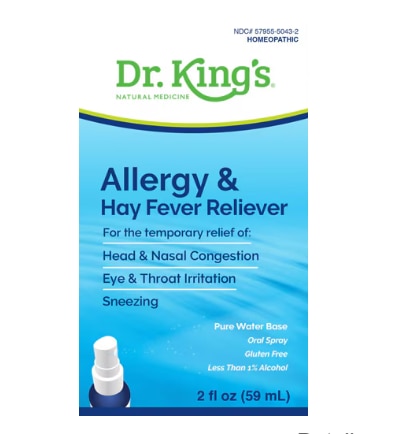 Dr. King's Natural King Bio Allergies and Hay Fever
