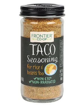 Frontier Co-Op Taco Seasoning -- 2.33 oz