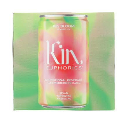 Kin Euphorics Non-Alcoholic Functional Beverage Caffeine Free Kin Bloom
