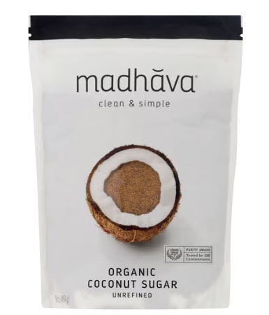 Madhava Organic Coconut Sugar -- 16 oz
