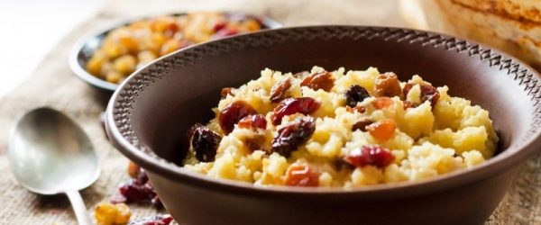 Millet Porridge With Dried Fruits