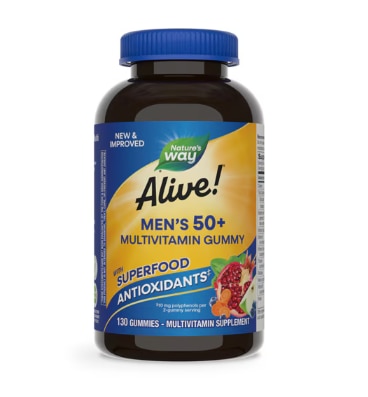 Nature's Way Alive! Men's 50+ Gummy Multivitamin