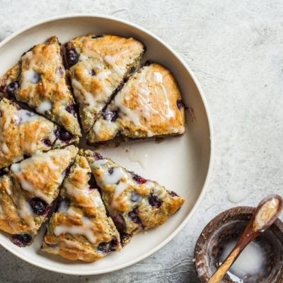 No-Fuss Blueberry Scones