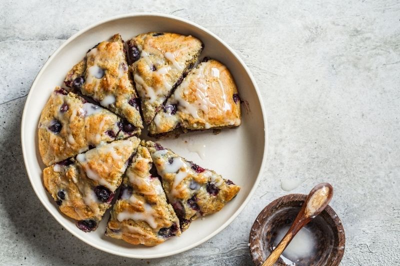 No-Fuss Blueberry Scones