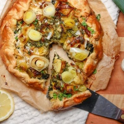 Savory Galette With Leeks