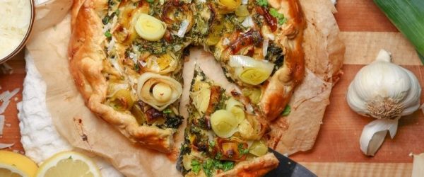 Savory Galette With Leeks
