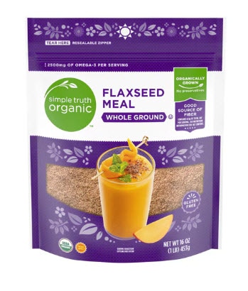 Simple Truth Organic Whole Ground Flaxseed Meal -- 16 oz