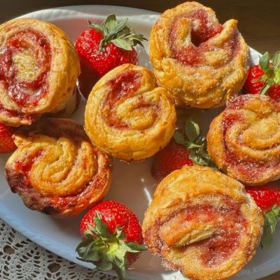 Strawberry Morning Buns (Gluten-Free)