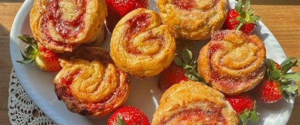 Strawberry Morning Buns (Gluten-Free)