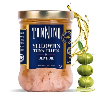 Tonnino Non-GMO Tuna Fillets in Olive Oil