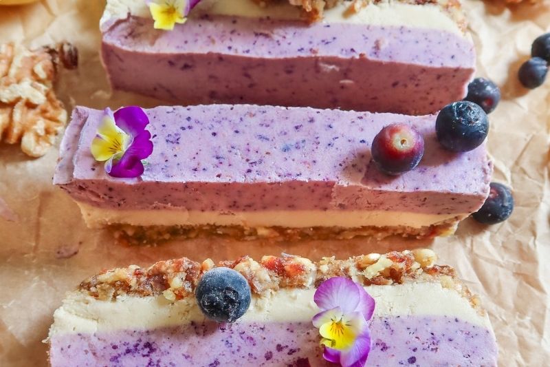 Vegan Blueberry Bars