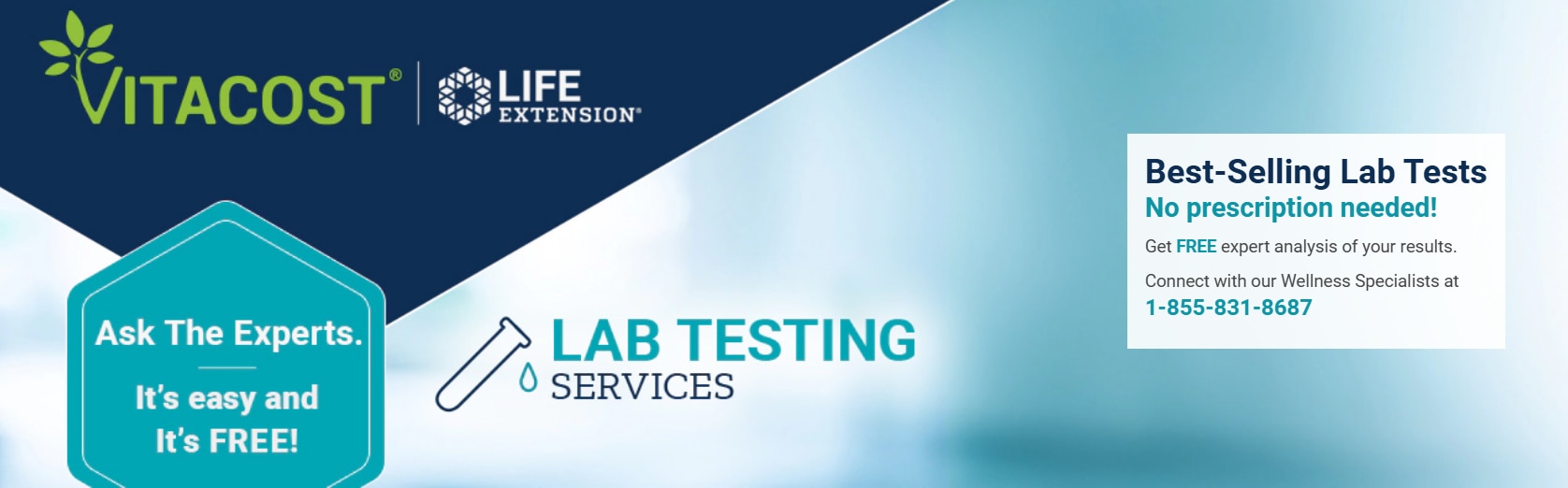 https://www.lifeextension.com/lpages/2023/vitacost?sourcecode=VITACOST&utm_source=vitacost&utm_medium=email&utm_campaign=VITACOST Vitacost-Life Extension Lab Testing Services