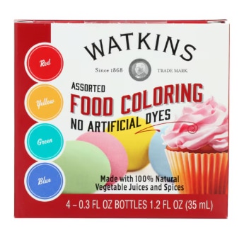 Watkins ASsorted Food COloring