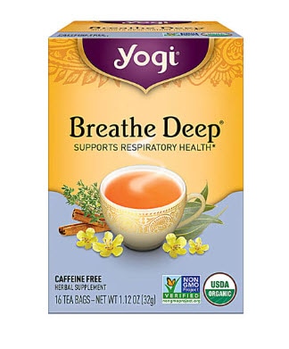 Yogi Tea Breathe Deep Organic Caffeine Free