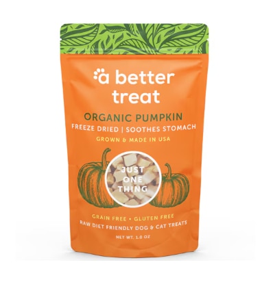 A Better Treat Dog & Cat Treats Freeze Dried Organic Pumpkin
