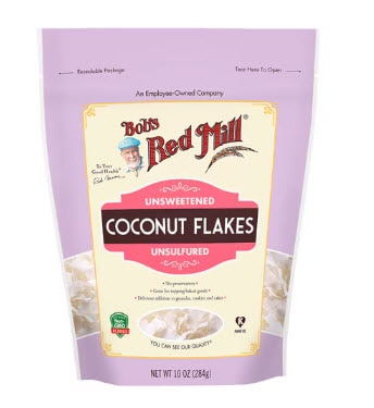 Bob's Red Mill Coconut Flakes Unsulfured Unsweetened -- 10 oz
