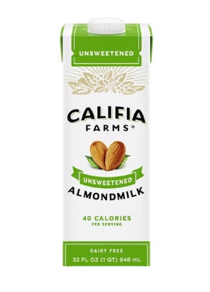 Califia Farms Dairy Free Unsweetened Almond Milk -