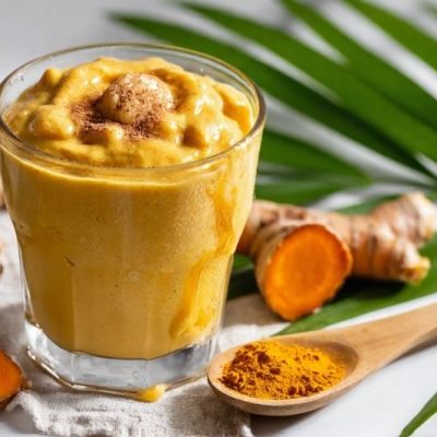 Golden Milk Smoothie With Colostrum