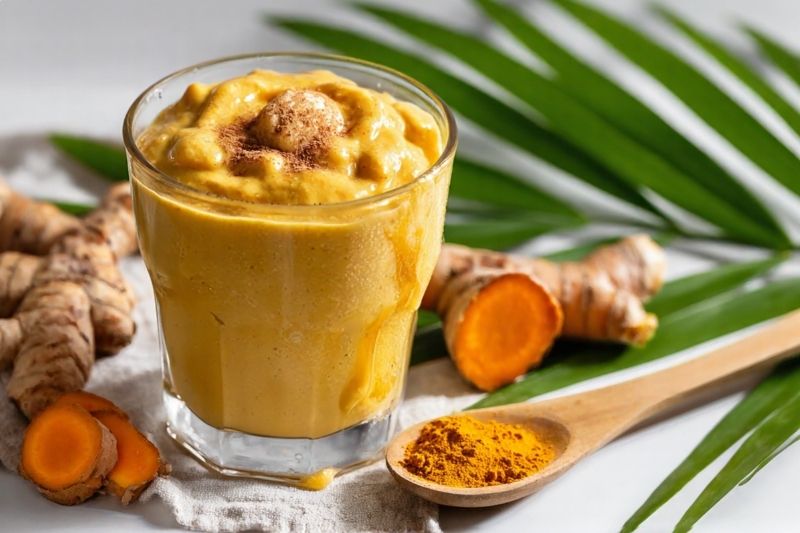 Golden Milk Smoothie With Colostrum