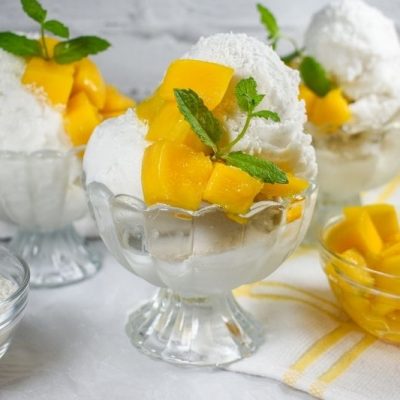 Homemade Coconut Sorbet