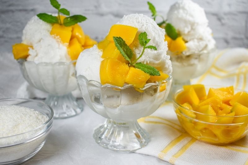 Homemade Coconut Sorbet