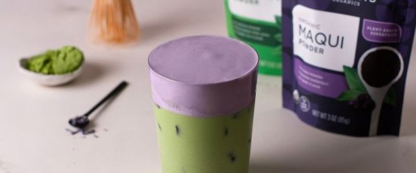 Homemade Lavender Matcha Latte