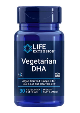 Life Extension Omega Foundations® Vegetarian DHA -- 30 Vegetarian Softgels
