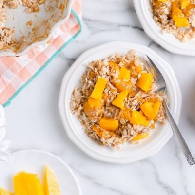 Mango Coconut Crumble
