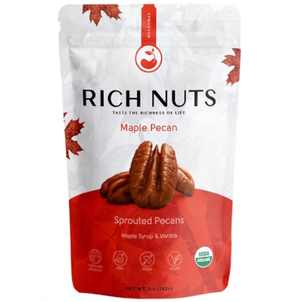 Rich Nuts Sprouted Pecans Maple Pecan