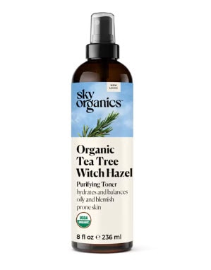 Sky Organics Organic Tea Tree Witch Hazel Toner -- 8 fl oz