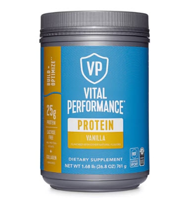 Vital Proteins Vital Performance Protein Isolate Powder - NSF Certified for Sport - Informed Sport Certified Vanilla