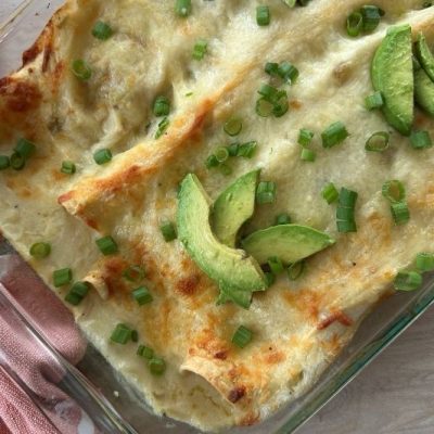 White Chicken Enchiladas