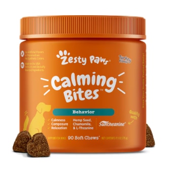 Zesty Paws Hemp Calming Composure Supplement for Dogs Turkey
