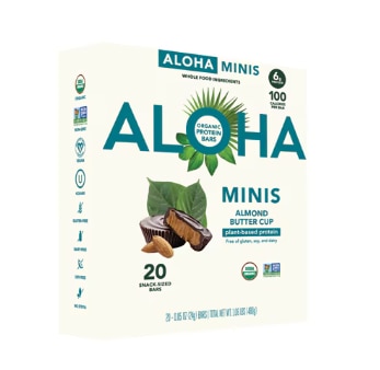 Aloha Organic Plant Based Protein Bars Minis