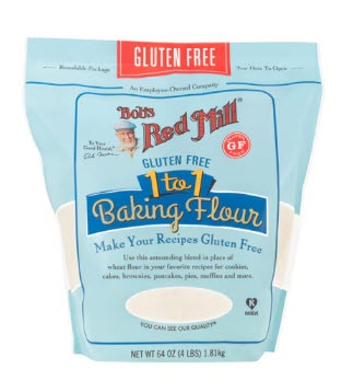 Bob's Red Mill Gluten Free Kosher Baking Flour 1 to 1 -- 64 oz