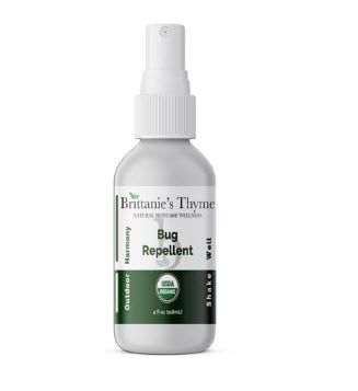 Brittanie's Thyme Organic Bug Repellent Spray -- 4 fl oz