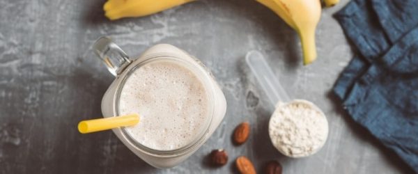 Cake Batter Protein Milkshake