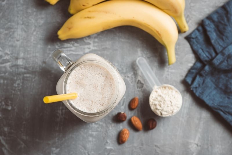 Cake Batter Protein Milkshake