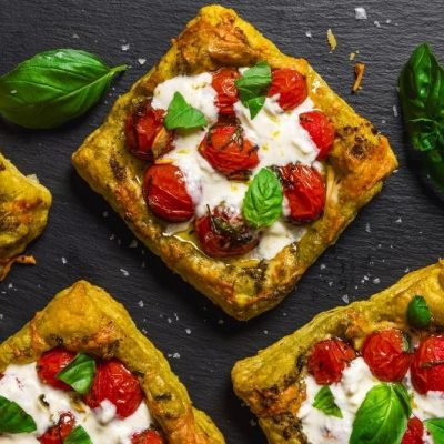 Caprese Tarts