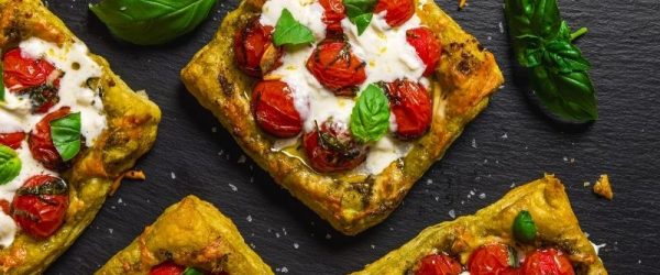 Caprese Tarts
