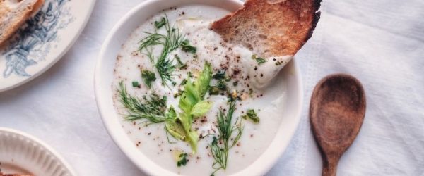 Creamy Vegan Celery Soup (Gluten-Free)