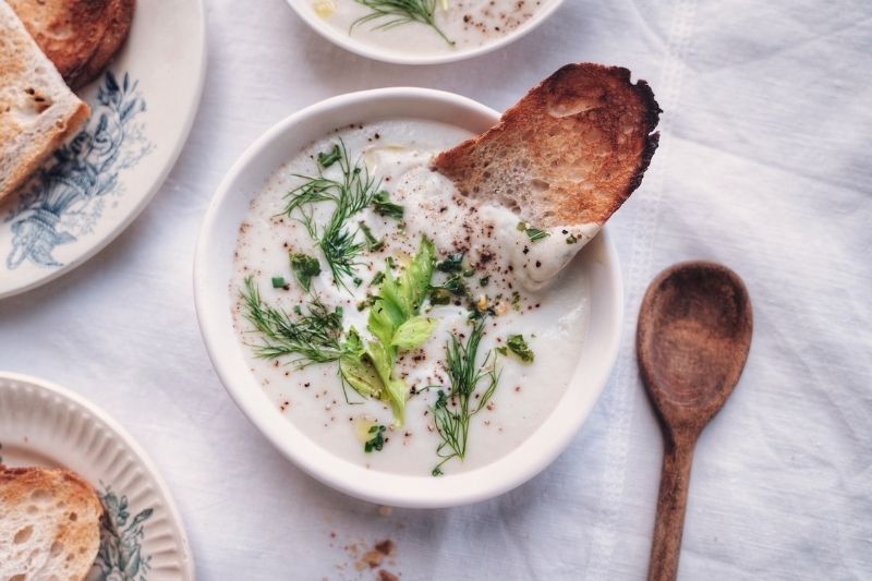 Creamy Vegan Celery Soup (Gluten-Free)