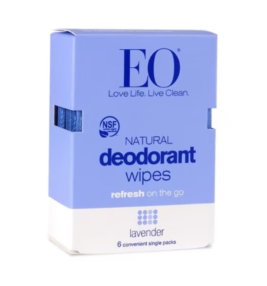 EO Natural Deodorant Wipe French Lavender
