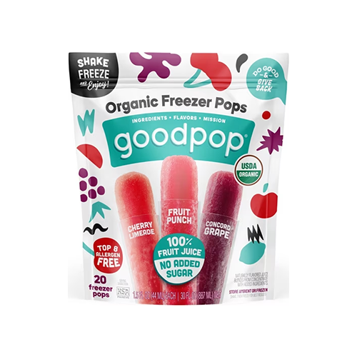 GoodPop Organic Freezer Pops