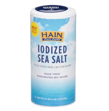 Hain Pure Foods Sea Salt Iodized