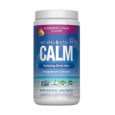 Natural Vitality Calm Magnesium Drink Powder Raspberry Lemon