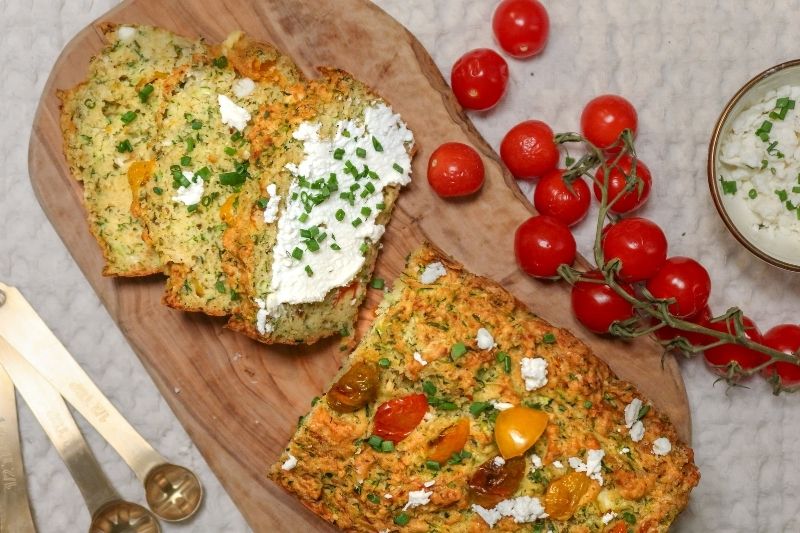 Savory Zucchini Bread With Tomatoes