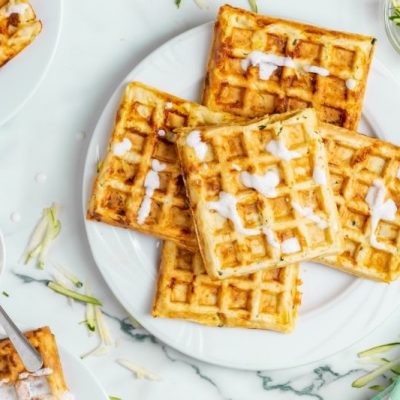 Savory Zucchini Waffles (Gluten-Free)
