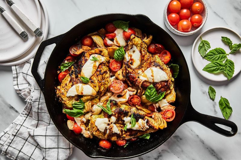 Chicken Caprese Skillet