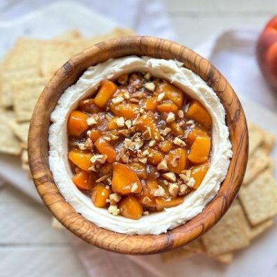 Smoky Peach and Pecan Dip